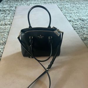 Kate Spade black small satchel handbag -chic & classy. Like new- never used